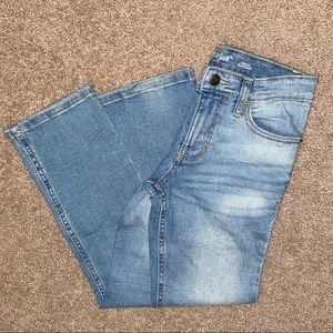 boys straight lightwash jeans.